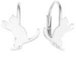 Argento-ekszer Ezüst fülbevaló - macska (67426)