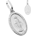 Argento-ekszer Fehérarany medál Csodás érem (8A108)