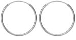 Argento-ekszer Ezüst karika fülbevaló - átmérője 30 mm (67500)