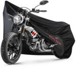 WALSER Motortakaró ponyva - BELTÉRI - CHOPPER - L méret - 250x100x130 cm fekete - WALSER - walsershop