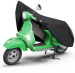 WALSER Motortakaró ponyva BASIC - SCOOTER - S méret - 185x90x100 cm fekete - WALSER