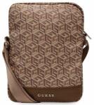 GUESS Bag GUTB10HGCFSEW 10" barna/barna GCube Stripe tablettáska