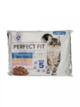 Perfect Fit Indoor 1+ chicken & salmon 4x85 g