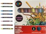 uni Dekormarker 0, 9-1, 3mm, Uni Posca PC-3M 8 db-os készlet, csillámló (48105) - irodasziget