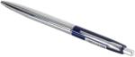 BLUERING Golyóstoll 0, 8mm, nyomógombos fém test, színes rész WTX Pen, Bluering® írásszín kék (BR898005X) - irodasziget