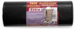 TUTI Szemeteszsák, 160 l, 10 db, 80x120 cm, 30 , TUTI "Extra", fekete (KHT197) - irodasziget