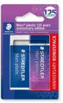 STAEDTLER Radír, STAEDTLER "Mars® Plastic 526, 125 years", kék-lila (TS52650MABK2) - irodasziget