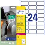 Avery Zweckform Etikett, univerzális, 63, 5x33, 9 mm, extra erős, polietilén, AVERY ZWECKFORM, 240 etikett/csomag (AYL791210) - irodasziget
