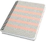 Sigel Spirálfüzet, 162x215 mm, pontrácsos, 60 lap, keményfedeles, SIGEL "Jolie", Sweet Dots (SIJN600)