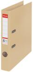 Esselte Iratrendező A4, 5cm, PP élvédő sínnel, Esselte Standard homok (35690) - irodasziget