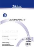 Victoria Paper Nyomtatvány, leltárfelvételi ív, 50x3, A4, VICTORIA PAPER, "B. 14-30", 10 tömb/csomag (NVB1430) - irodasziget