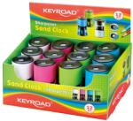 Keyroad Hegyező 2 lyukú tartályos 12 db/display Keyroad Sand Clock vegyes színek (38408)