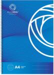 BLUERING Spirálfüzet A4, 70lap, Bluering® vonalas (BLUER70VON) - irodasziget