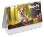 TopTimer Naptár, asztali, álló, TOPTIMER, "Kutyák (NKT581PU) - irodasziget