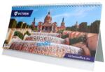 Victoria Office Naptár, asztali, álló, VICTORIA OFFICE "Európa Csodái" (2026 évi) (NVAECS)