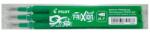 Pilot Rollertoll betét golyóméret 0, 7mm, 3 db/csom Pilot Frixion Ball, írásszín zöld (BLSFR7GS3)