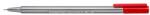 STAEDTLER Tűfilc, 0, 3 mm, STAEDTLER "Triplus 334", piros (TS3342) - irodasziget