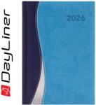 Dayliner Határidőnapló Dubai A5 napi, fehér lapokkal kék-világoskék Dayliner 2026 (57798)