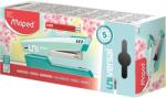 Maped Tűzőgép, 24/6, 26/6, 25 lap, MAPED "Universal Metal Half-Strip Pastel", pasztell türkiz (IMA354301) - irodasziget