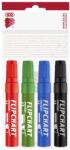 ICO Flipchart marker vízbázisú 1-4mm, vágott Artip 12, 4 klf. szín (9580002000)