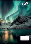 Victoria Füzet, tűzött, A4, kockás, 32 lap, COOL BY VICTORIA, "Aurora borealis", "87-32 (ISVFC87) - irodasziget