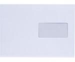 Bluering Boríték LC/5 szilikonos bélésnyomott bal ablakos 35x90mm 162x229mm B20A20 Bluering® fehér (BORLC5SZILI359B) - irodasziget