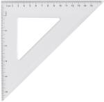  Vonalzó háromszög 45° 16cm, műanyag (VON4516) - irodasziget