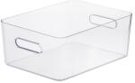 SMARTSTORE Műanyag tárolódoboz, 15, 4 liter, SMARTSTORE "Compact Clear L", átlátszó (CSDSMART14) - irodasziget