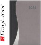 Dayliner Határidőnapló Dubai A5 heti, fehér lapokkal fekete-szürke Dayliner 2026 (57792) - irodasziget