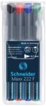 Schneider Alkoholos marker OHP 0, 7mm tűhegyű Schneider Maxx 222 F 4 klf. szín (42336)