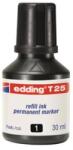 edding Utántöltő alkoholos markerhez, EDDING "T25", fekete (TEDM25FK) - irodasziget