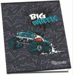 PULSE Füzet, tűzött, A5, kockás, 52 lap, PULSE "Boys (PLS220244)