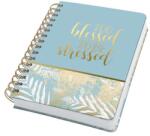 Sigel Spirálfüzet, 168x215 mm, pontrácsos, 120 lap, keményfedeles, SIGEL "Jolie", Heavenly Leaves (SIJN615)