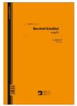 Pátria Nyomtatvány Bevétel-kiadás napló 20 lapos füzet A/4 álló (C.3410-57)