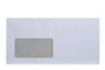 Bluering Boríték LC6/5 enyvezett bélésnyomott bal ablakos 35x90mm 114x229mm B20A20 Bluering® fehér (33820) - irodasziget