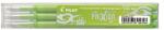 Pilot Rollertoll betét, golyóméret 0, 7mm, 3 db/csom Pilot Frixion Ball, írásszín világoszöld (48237)