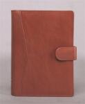 SATURNUS Kalendárium, gyűrűs, betétlapokkal, "L", marhabőr, SATURNUS, "212", barna (NKL212B) - irodasziget