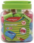 Keyroad Hegyező 1 lyukú 60 db/display Keyroad Cute vegyes színek (38379)