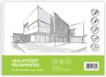 BLUERING Vázlatfüzet félfamentes B/4 120g (60424) - irodasziget