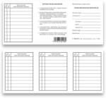 Pátria Nyomtatvány Fogszabályozási kezelőlap 210x100 mm (C.3304-30)