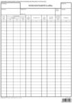 Pátria Nyomtatvány Szigorú számadású nyomtatványok munkahelyi (tételes) nyilvántartó lapja A/4 álló (D.SZNY.13-77)