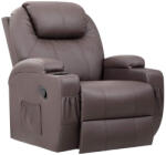 Timeless Home Masszázsfotel, barna (HOP1001729-1)