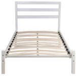 Timeless Tools Bella fém ágykeret ajándék ágyráccsal, több méretben és színben-Fehér 90x200 cm-es-fehér (HOP1001140-2)