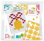 Pixelhobby Pixel kulcstartókészítő szett 1 kulcstartó alaplappal, 3 színnel, karácsonyi csengettyű (PXL-23051)