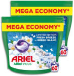 Ariel All-in-1 Fresh Breeze of Greek Island 2x60 db