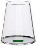 Trebonn Комплект 2 бр кристални чаши за червено вино Trebonn SplitGlass 2025113, 450 мл, Ø9.2x10.5 см, Модулна система, Зелен (SplitGass 2025113)