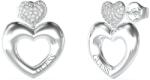 Guess Acél szív fülbevaló Crazy In Love JUBE05209JWRHT/U