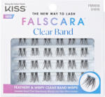 KISS Műszempillák Falscara Multipack - Clear band