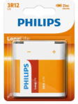 Philips Baterie Longlife 3r12 Blister 1 Buc Philips (ph-3r12l1b/10) Baterie reincarcabila