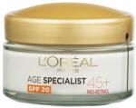 L'Oréal Nappali ránctalanító krém SPF 20 Age Specialist 45+ 50 ml